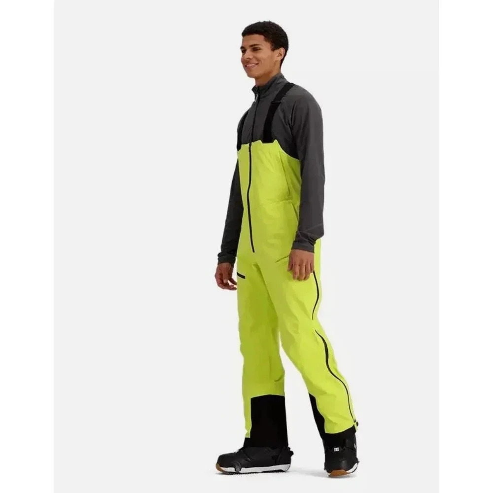 Obermeyer Men’s Highland Shell Bib in Spark RECCO Technology‎ Outdoorwear NWT